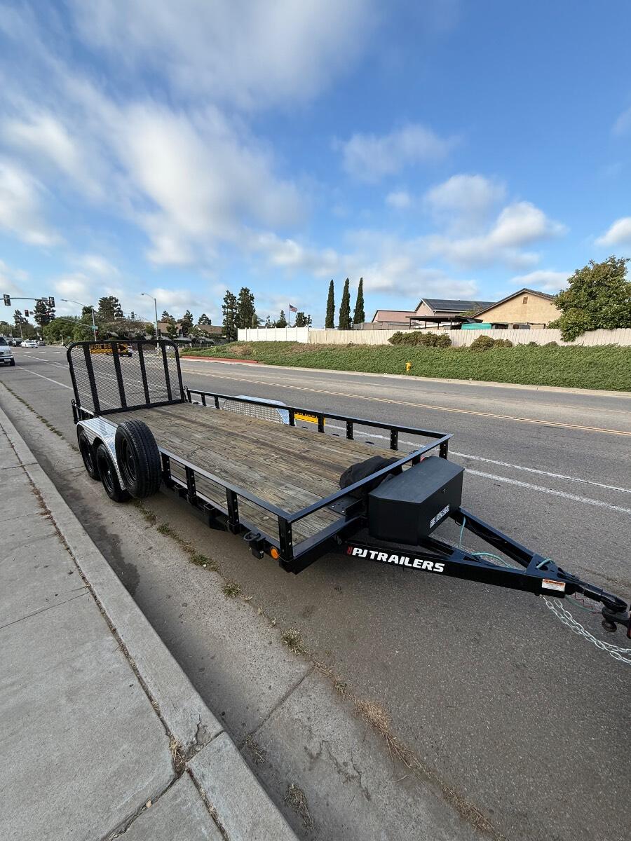 2024 Pj trailers 6.5x18ft utility with 12kwinch