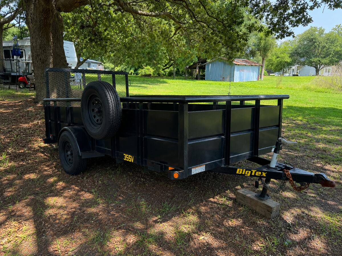 2021 BigTex 35SV Utility trailer with ramp