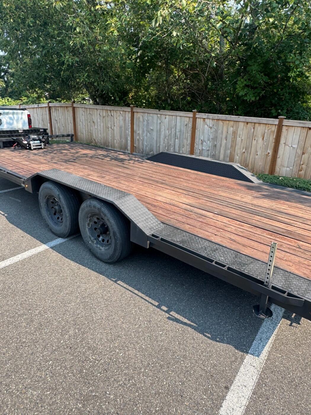 2020 Carry On Trailer Inc Flatbed car hauler 20' 10K flat drive over fender