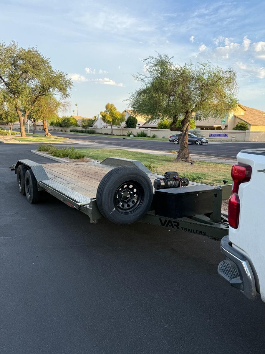 2026 Var Trailers 102”x20’ Drive Over Fender