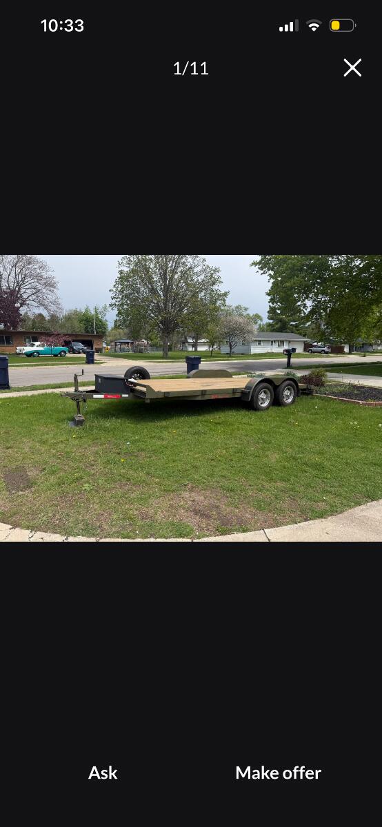 2024 BVH Dual axle utility/car hauler
