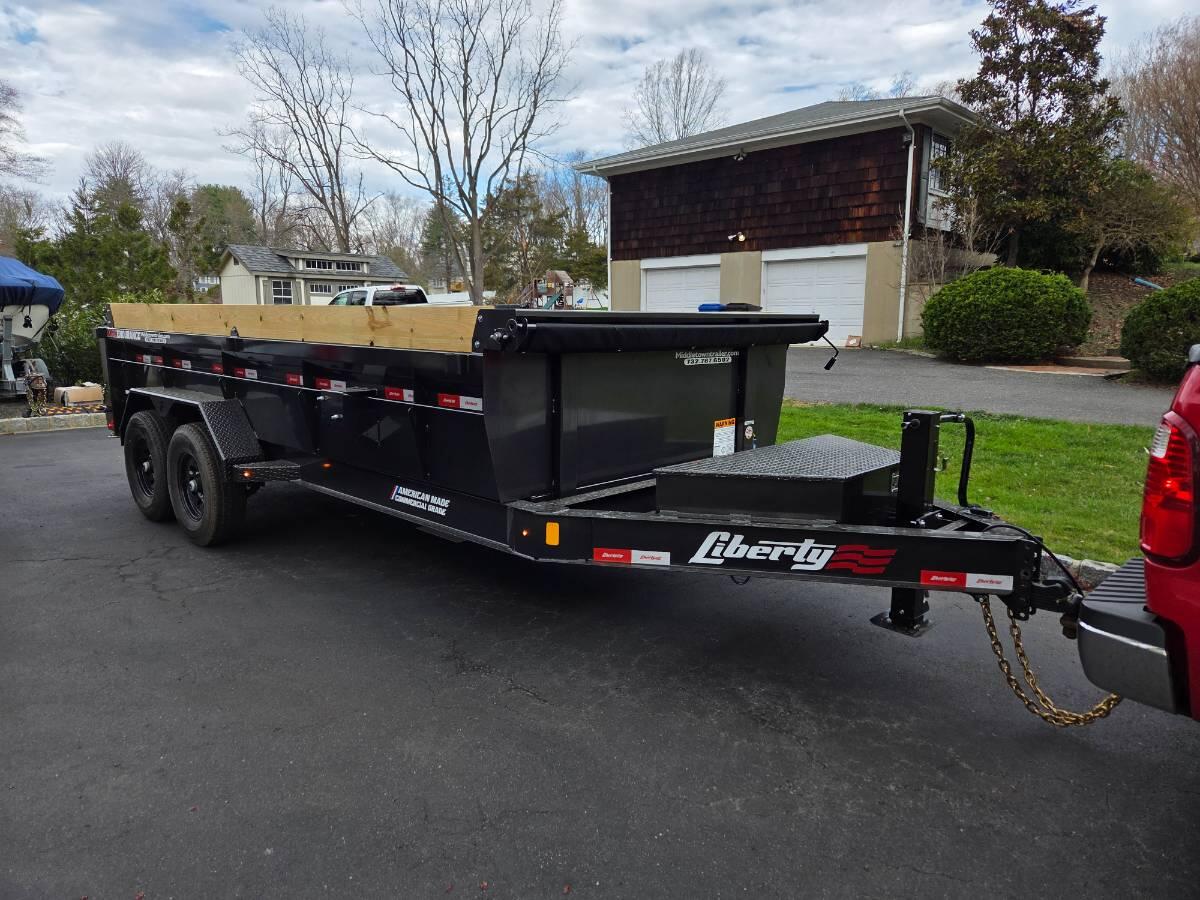 2026 Liberty 7x16 dump trailer