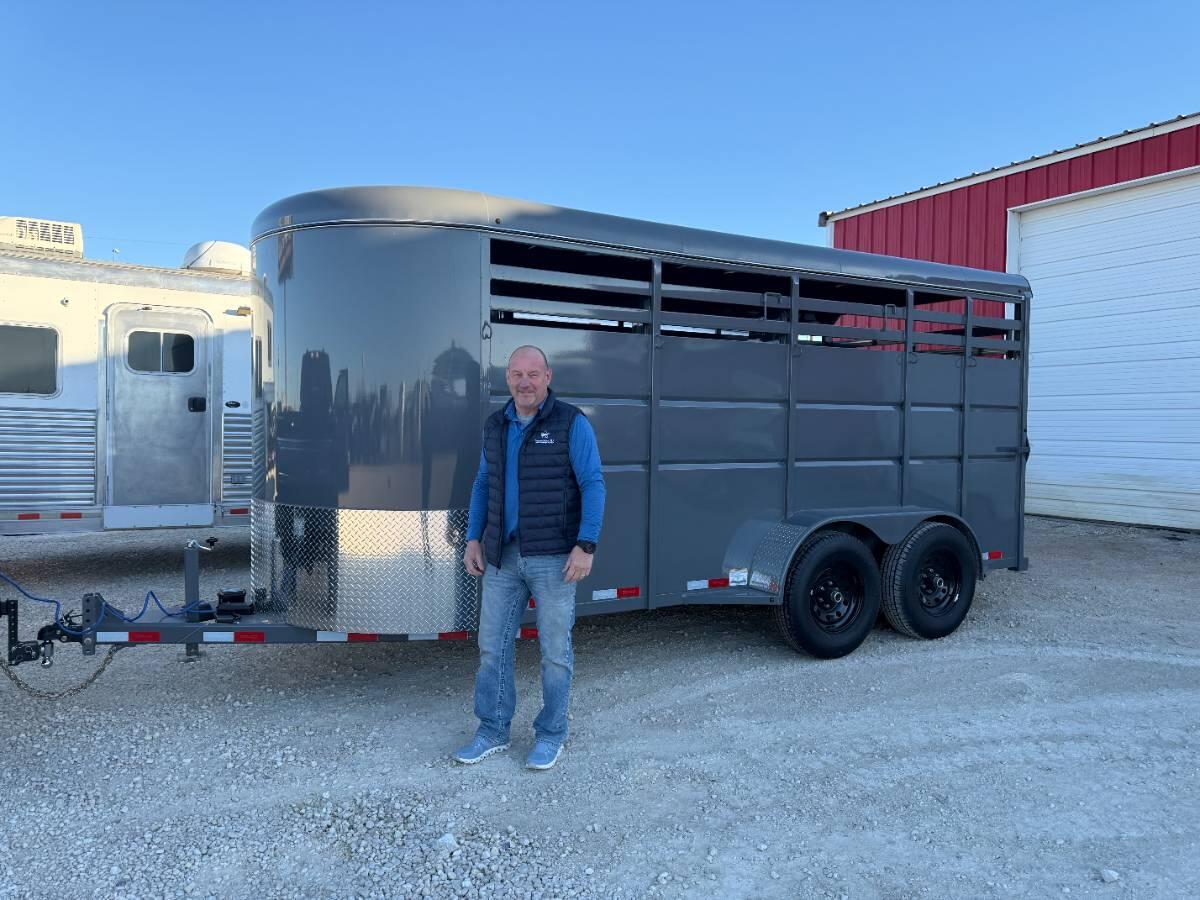 2025 Delco 3 Horse trailer