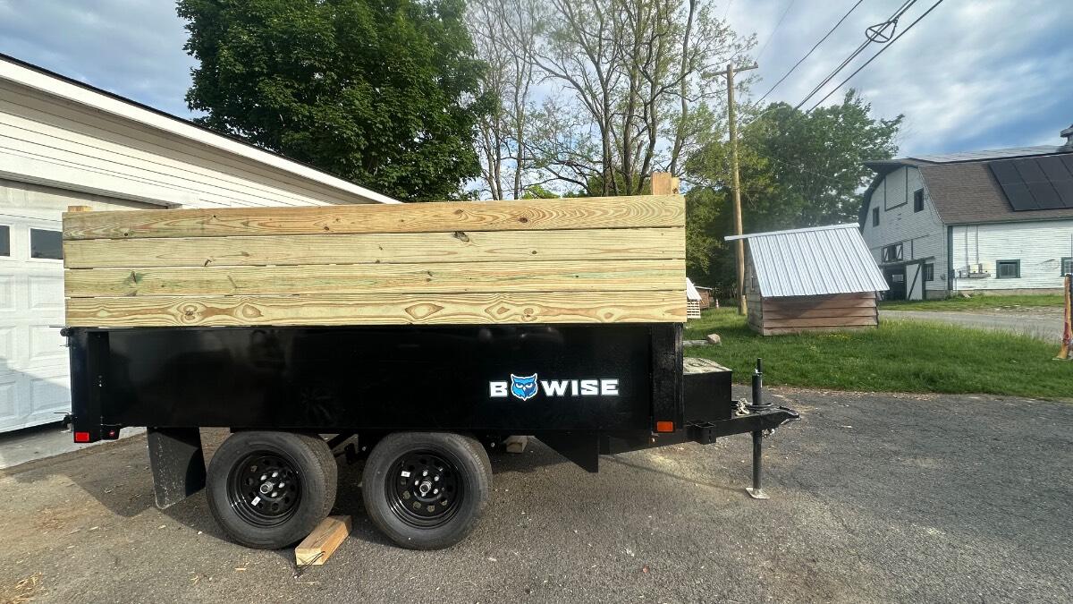 2026 Be wise 7k Dump Trailer with 4ft Walls