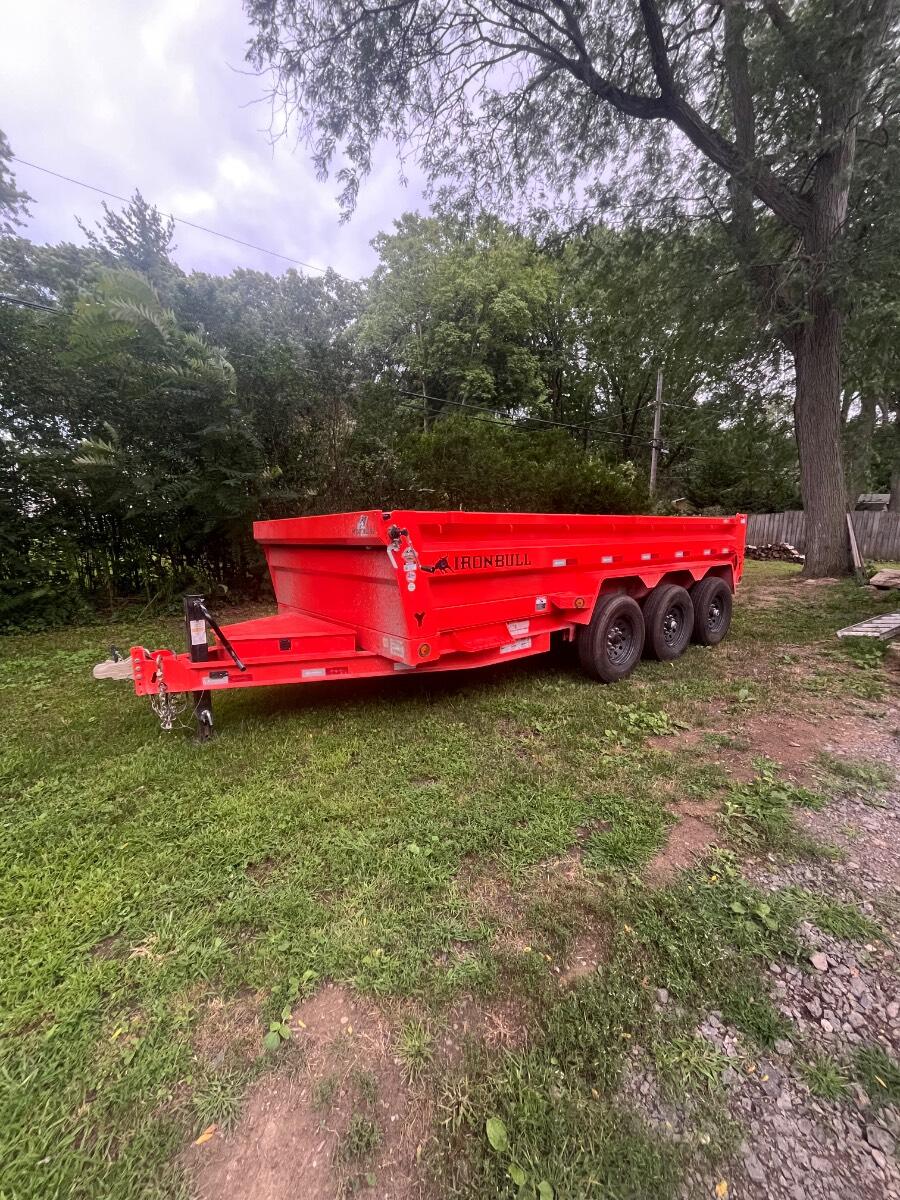 2026 Iron bull Tri axle dump trailer 7x16.