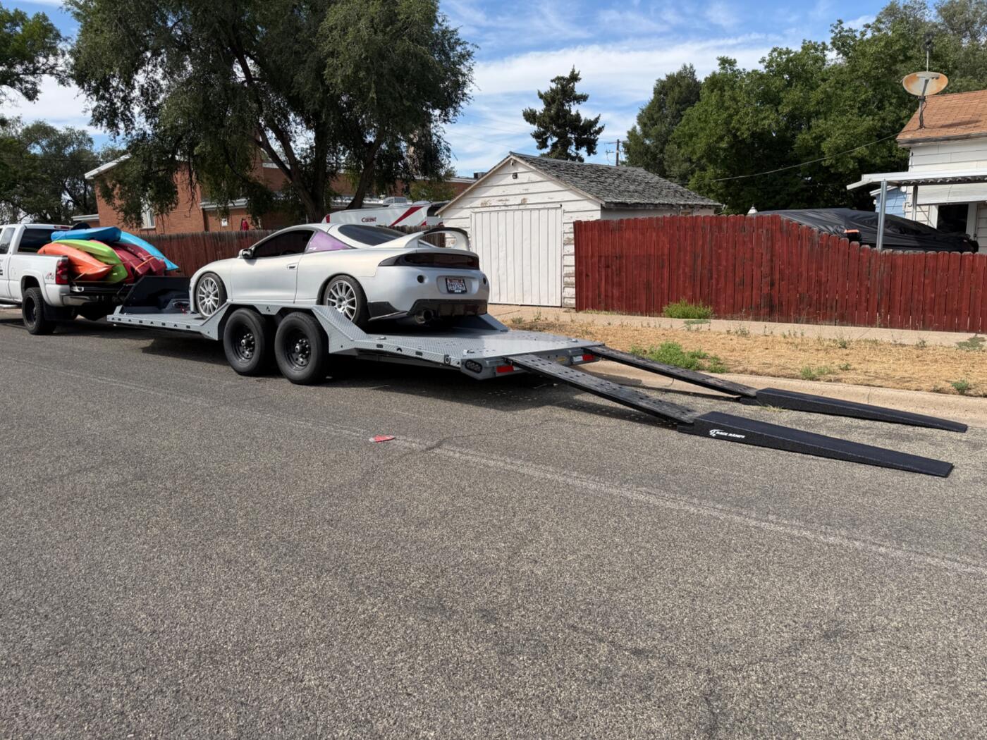 2027 Rawmaxx Flatbed Flatbed car hauler trailer