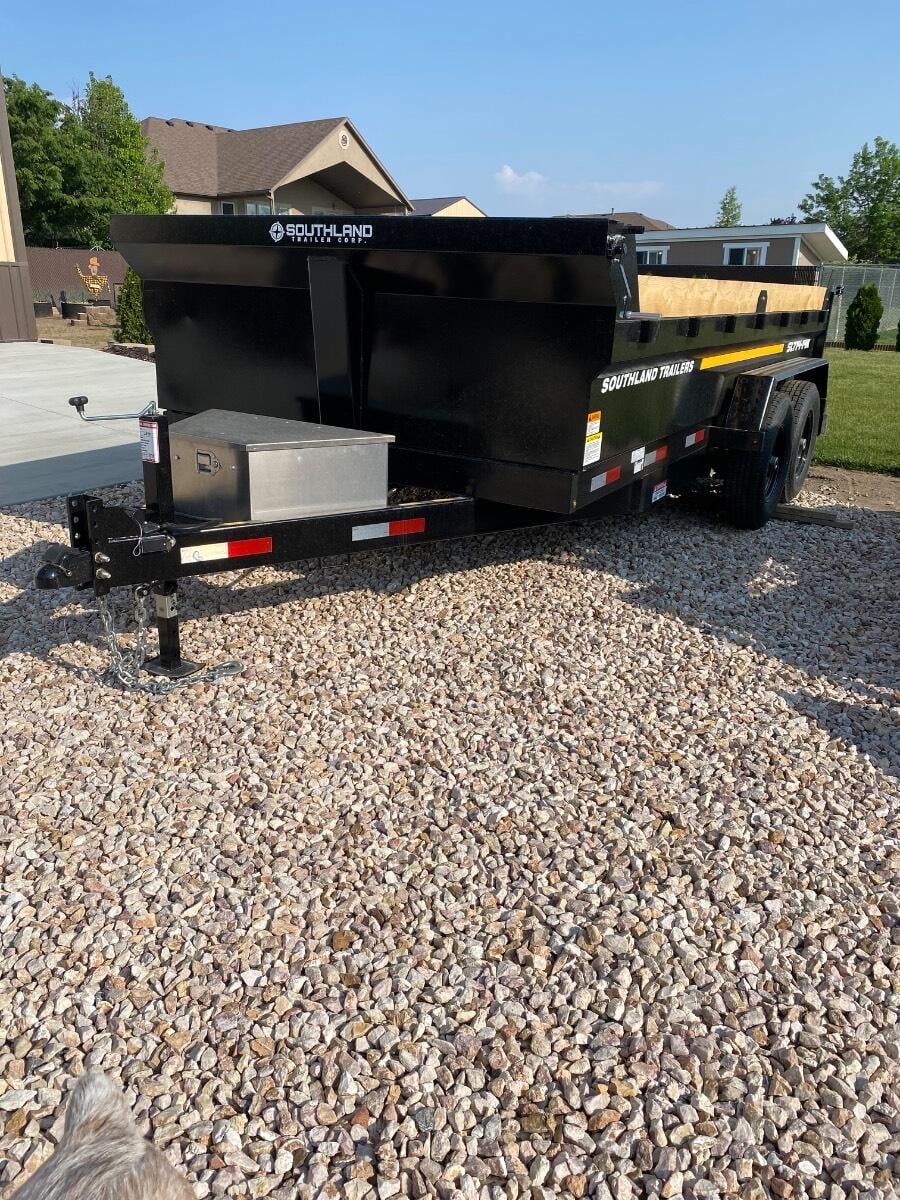 2023 Southland 7x14 14k rated dump trailer