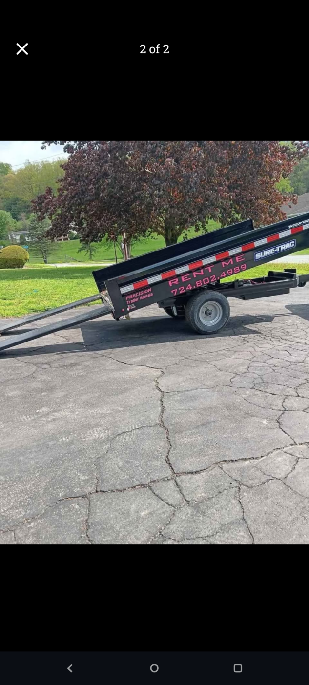 2025 Sure Trac 4'x8' Dump