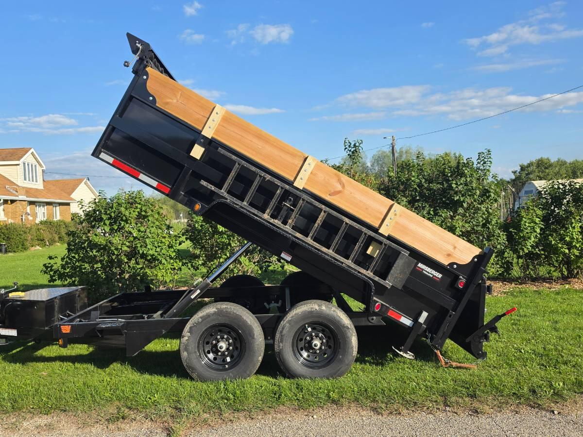 2025 Quality steel and aluminum 2025 12ft 12k dump trailer