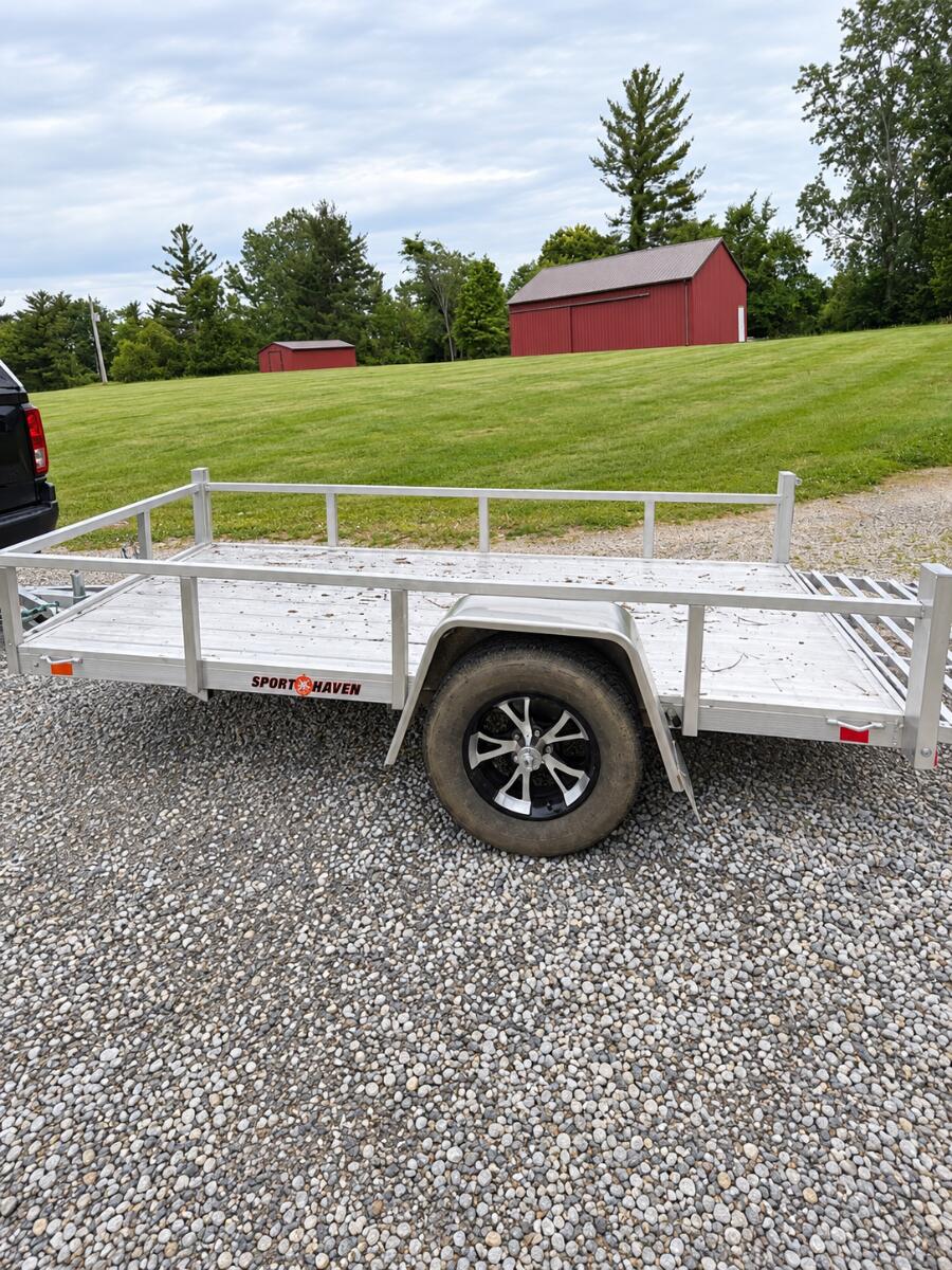 2021 Sport haven 5x10 with built in ramp/gate