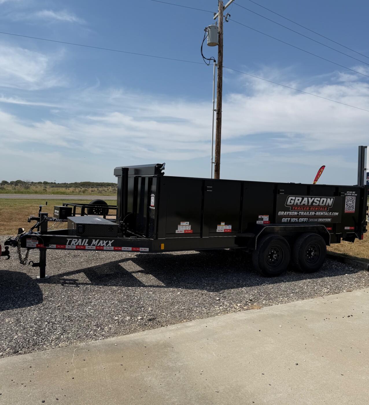 2026 Trail Maxx DT 27 16’FT X 7’FT 14k Dump Trailer