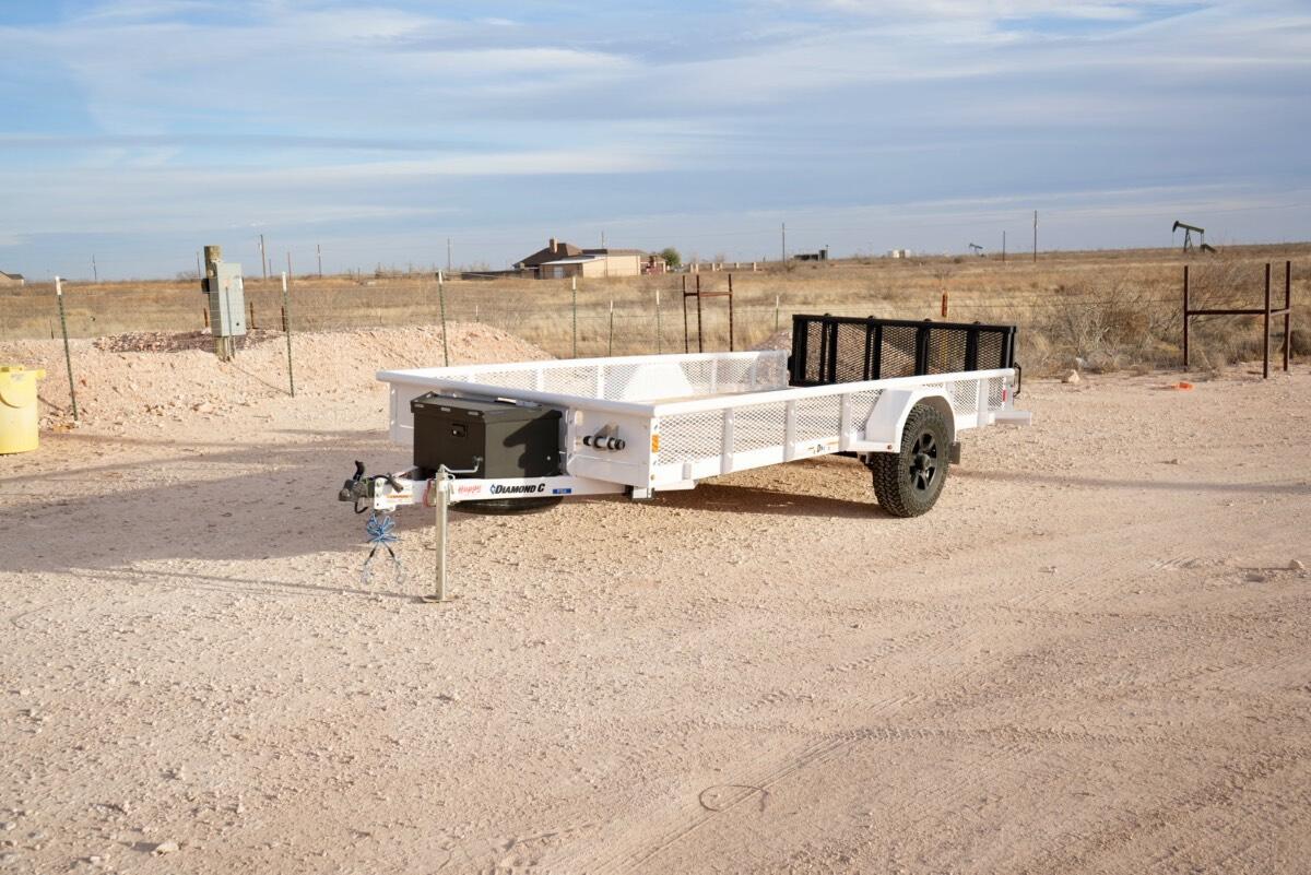 2025 Diamond C 14’ x 77” 6K Utility Trailer
