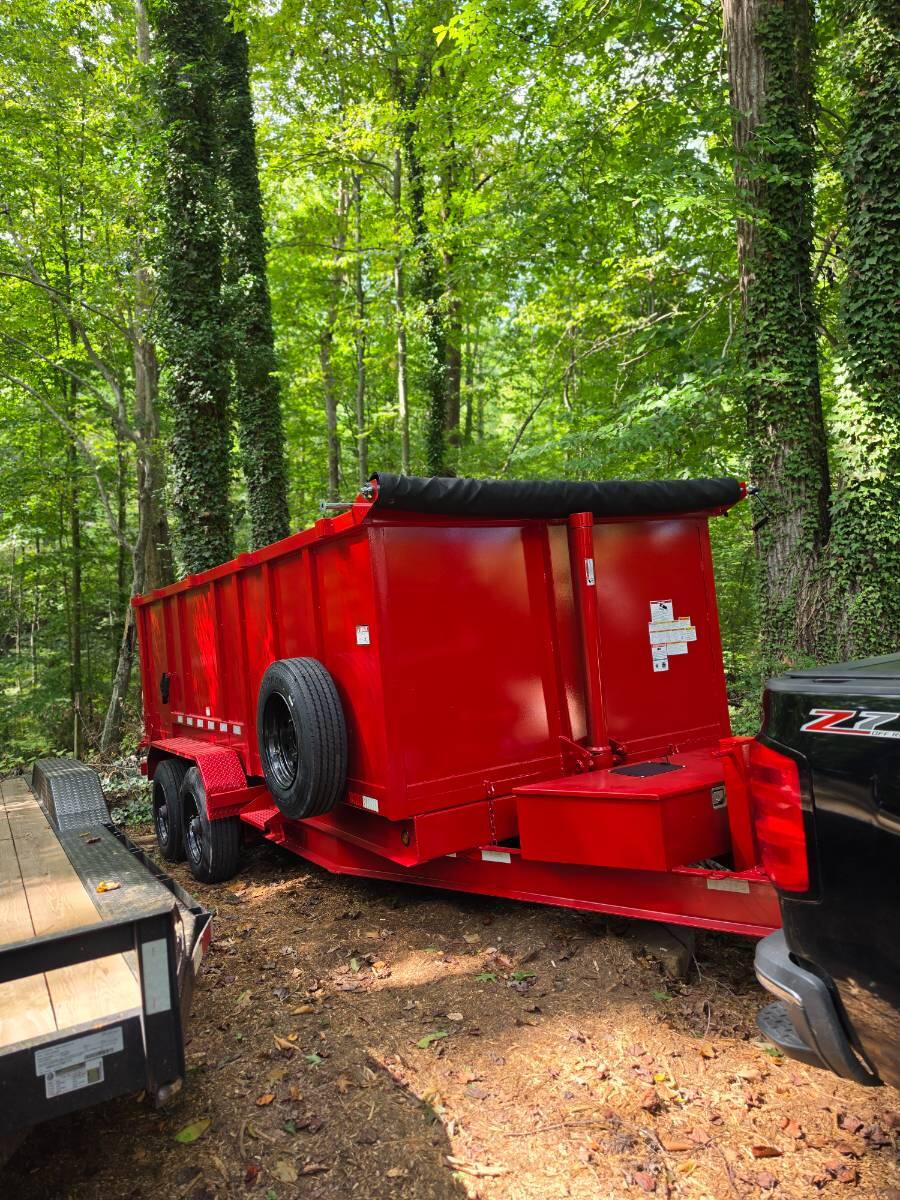 2026 Top Shelf 7x16x4 Dump Trailer