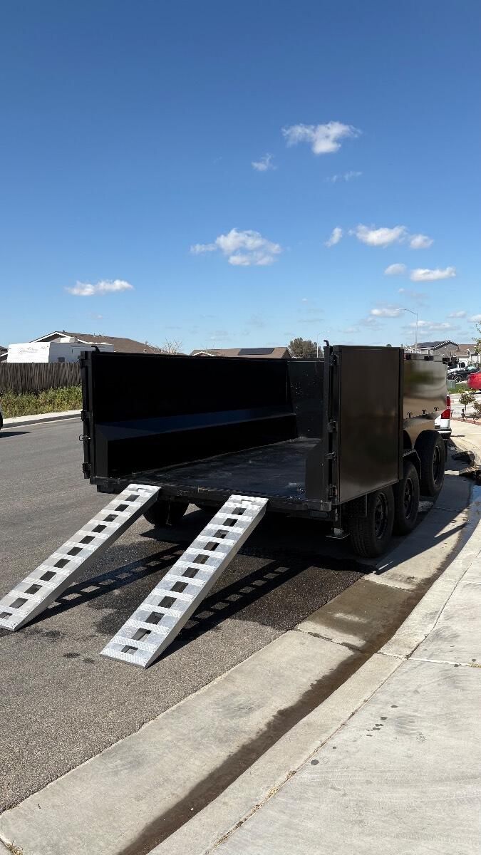 2025 Texas Pride Trailers 8’x14’x4’ Dump Trailer