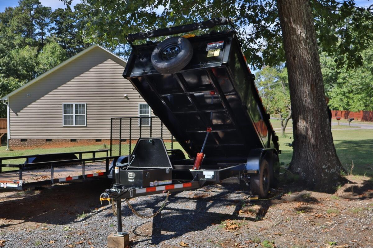 2026 Triple crown D6x1210kls 6x12 10k dump trailer