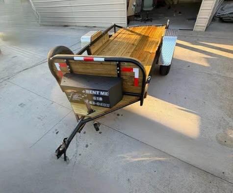 1980 Homemade Trailer 5x12 utility w/removable ramps