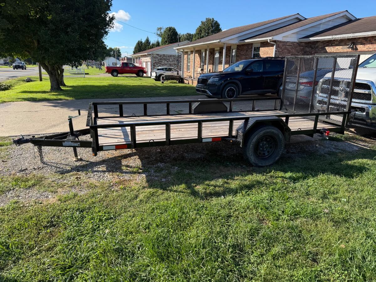 2025 Premier 7x14 utility trailer with gate