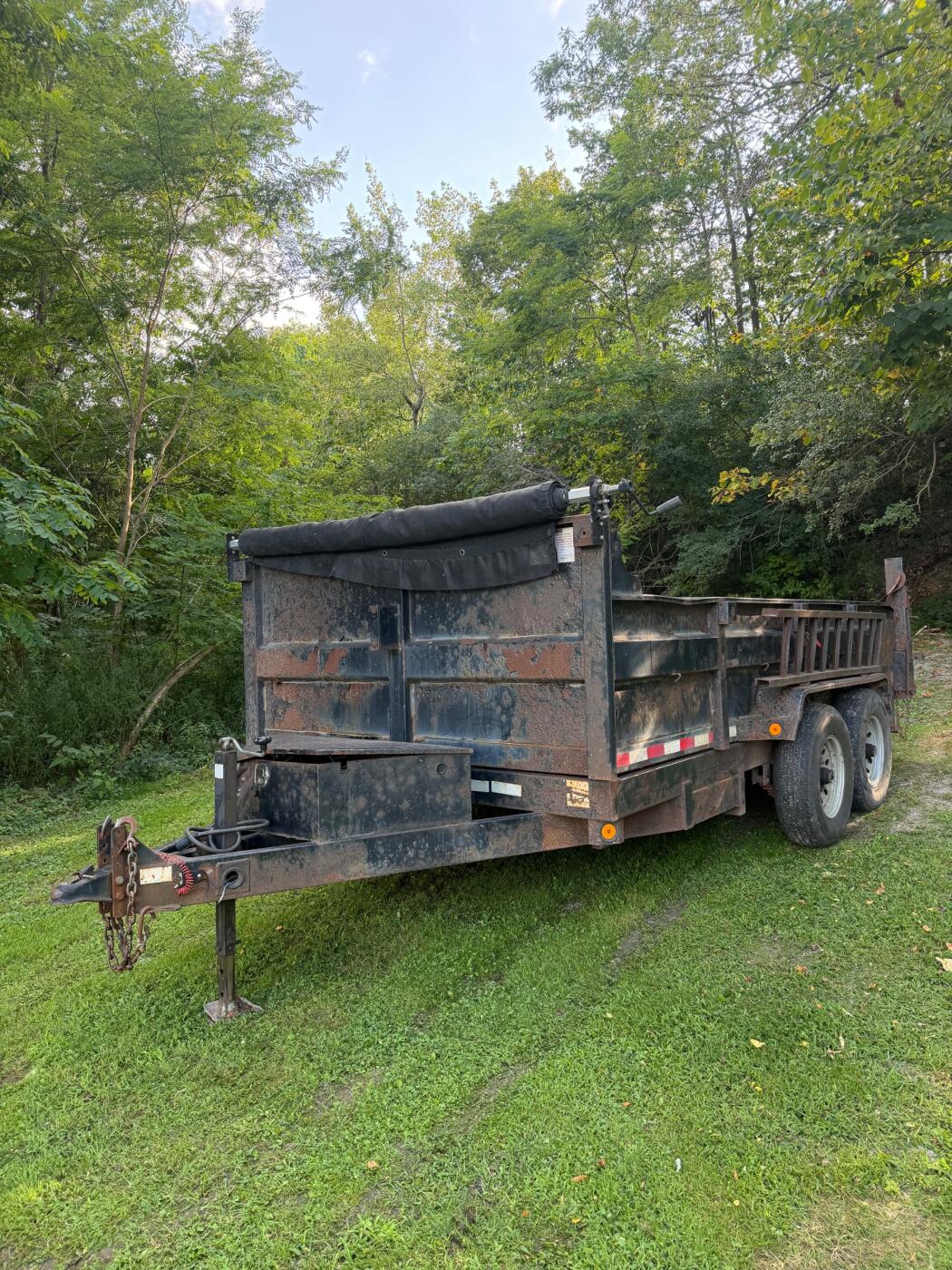 2015 Quality steel 7x14 14,000 dump trailer
