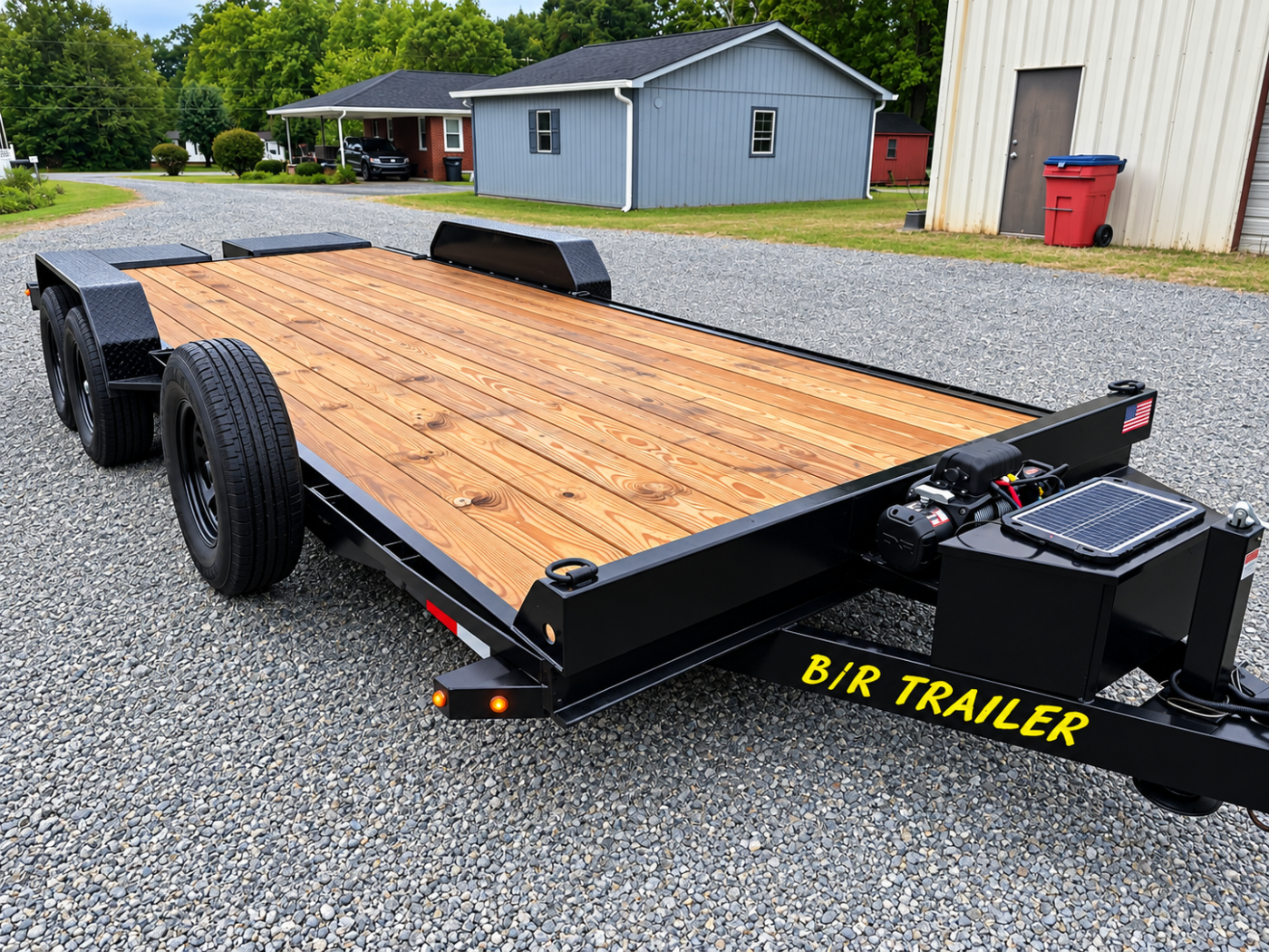 2025 B/R 10K Car hauler with winch