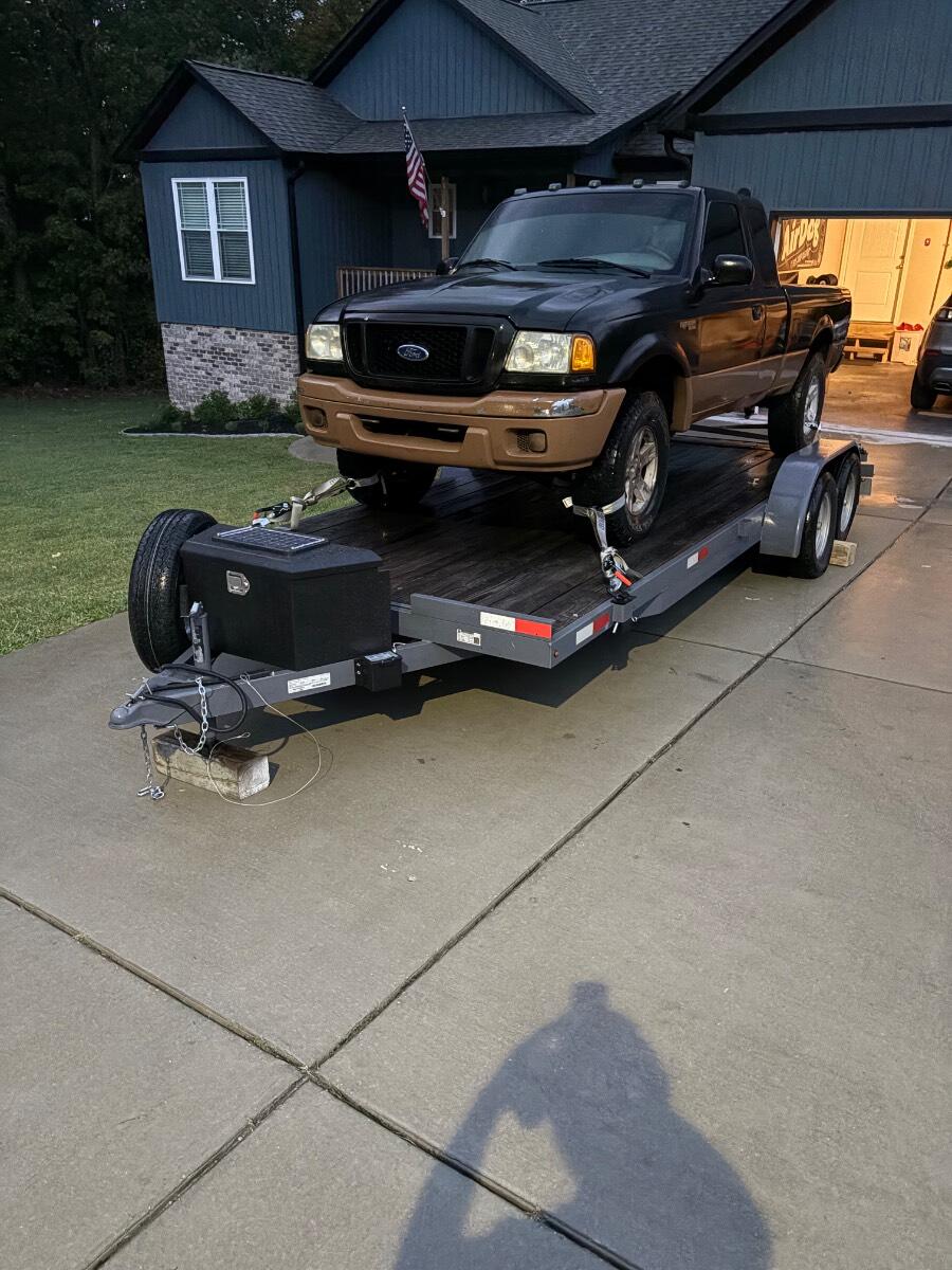 2025 Rock built Car hauler with a winch