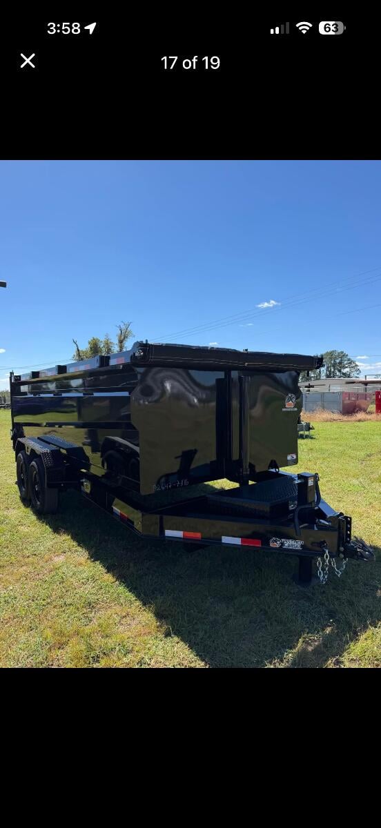 2027 Panther cargo 16’ dump trailer 14k