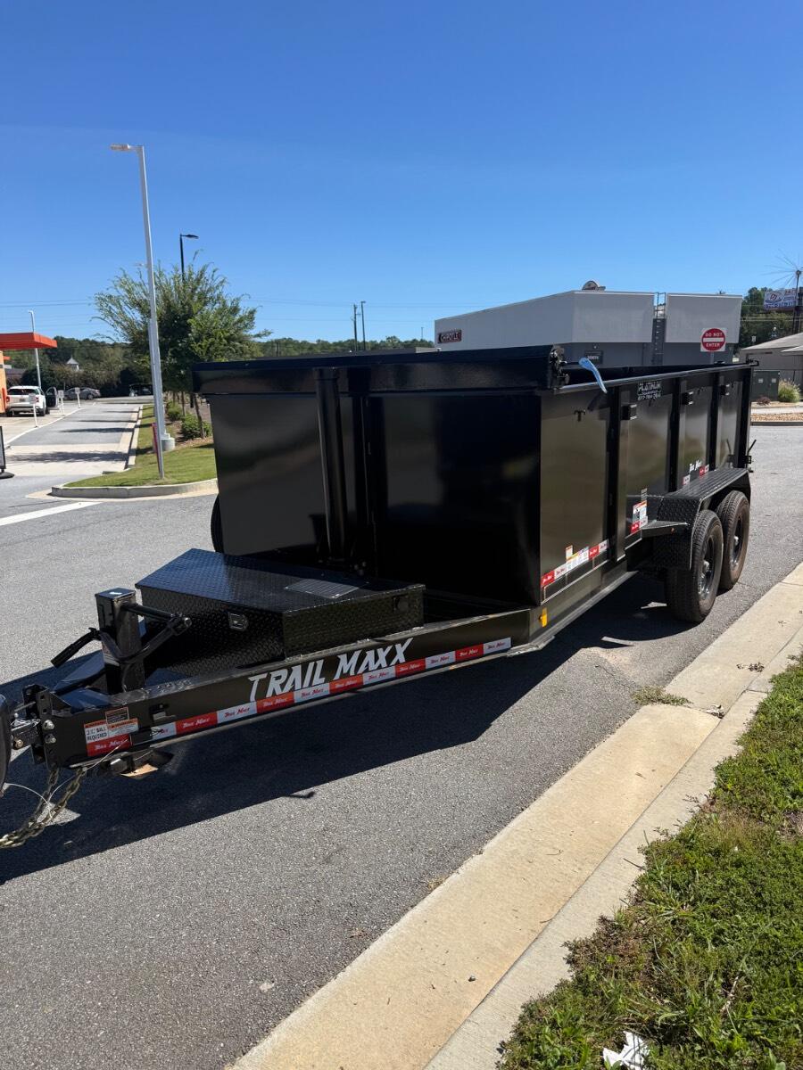 2026 Trail Maxx 7x14 3ft walls dump trailer