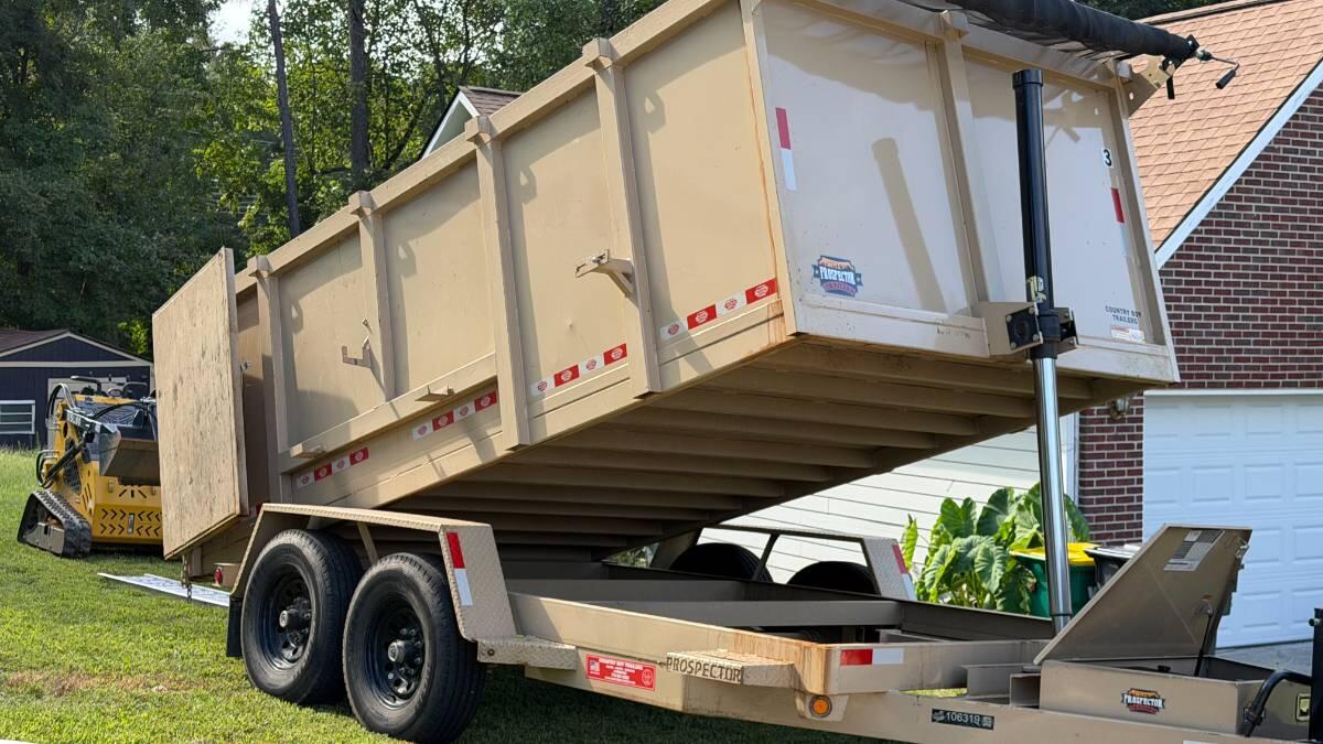 2026 Prospector Dump Trailer 7x14 Heavy Duty
