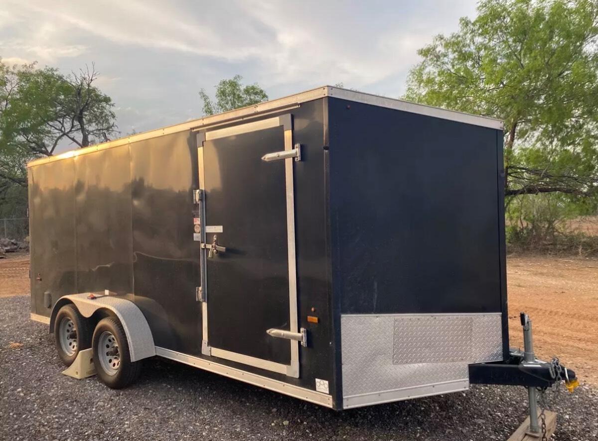 2016 HAUL 716 16’ X 7’ Enclosed Trailer