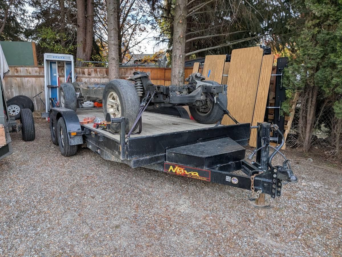 2018 Midsota Manufacturing NOVA 7.5x16 Tilt Flat Bed Trailer