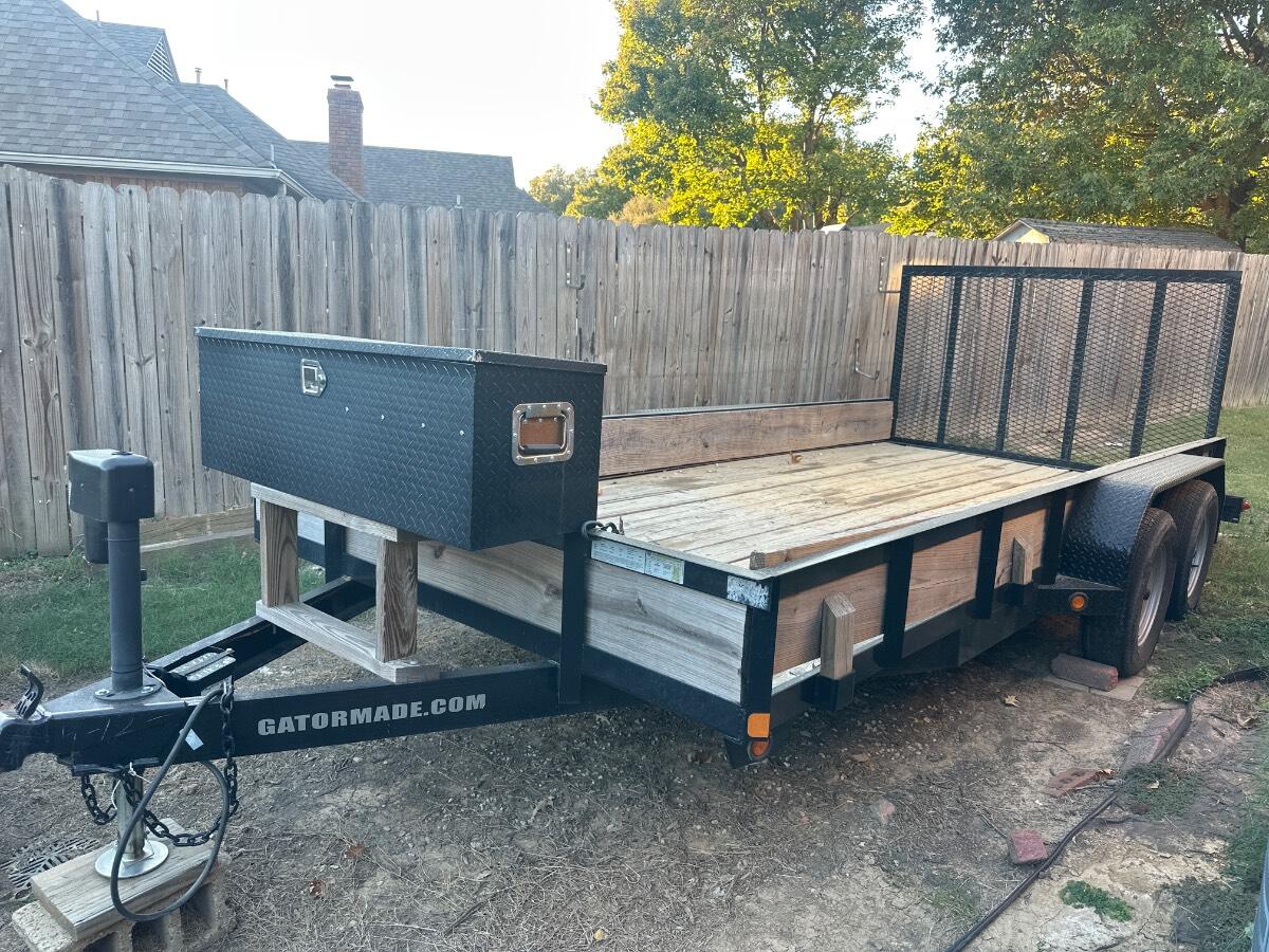 2024 Gatormade 16 foot trailer With gate