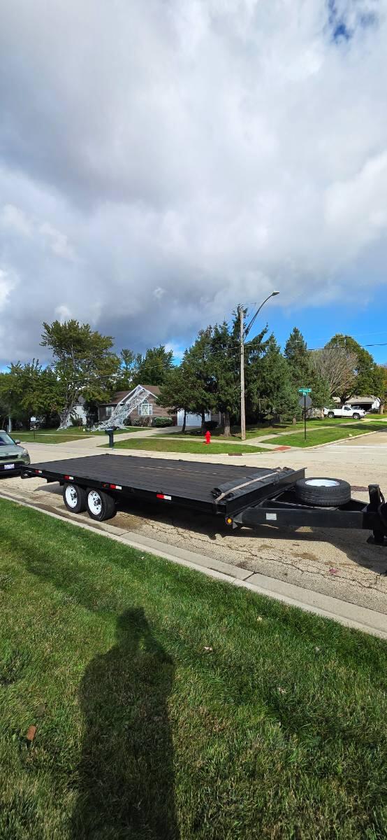 1990 DYNAWELD Flatbed over deck