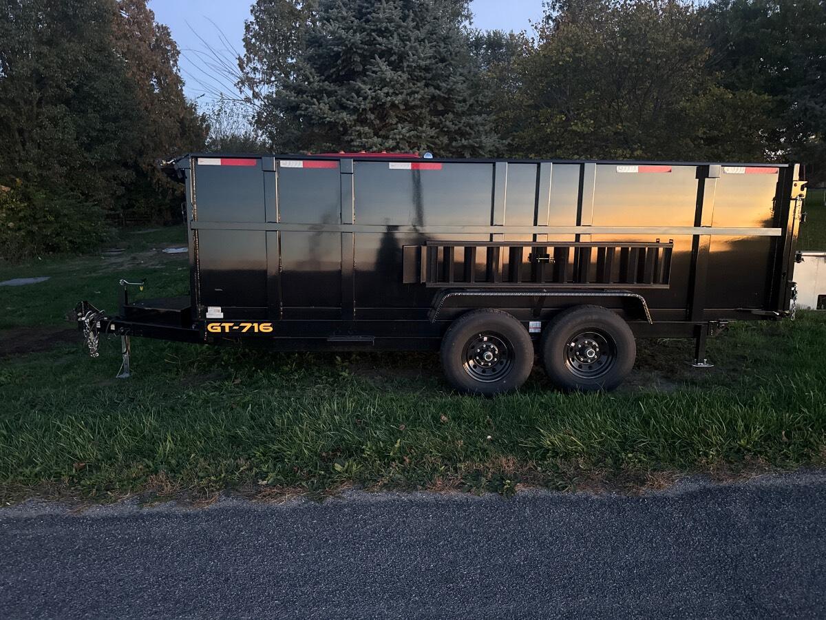 2026 Griffin 16’ high side dump trailer
