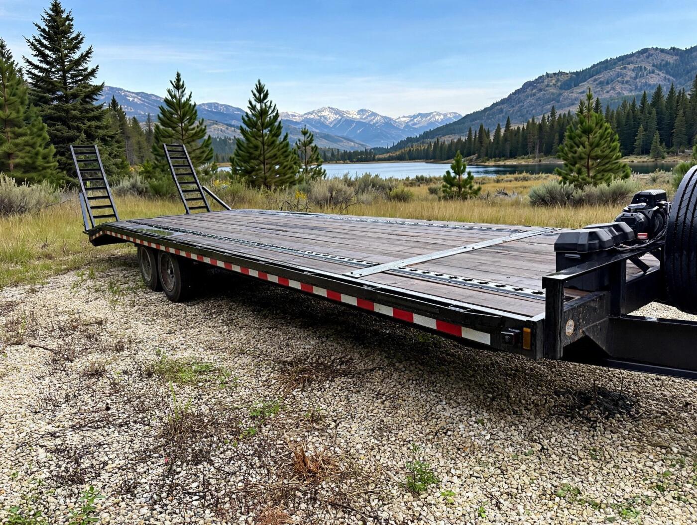 2023 Bigfoot 28' Deck Over 28 ft × 8.5 ft Deckover | 12,000-lb Winch