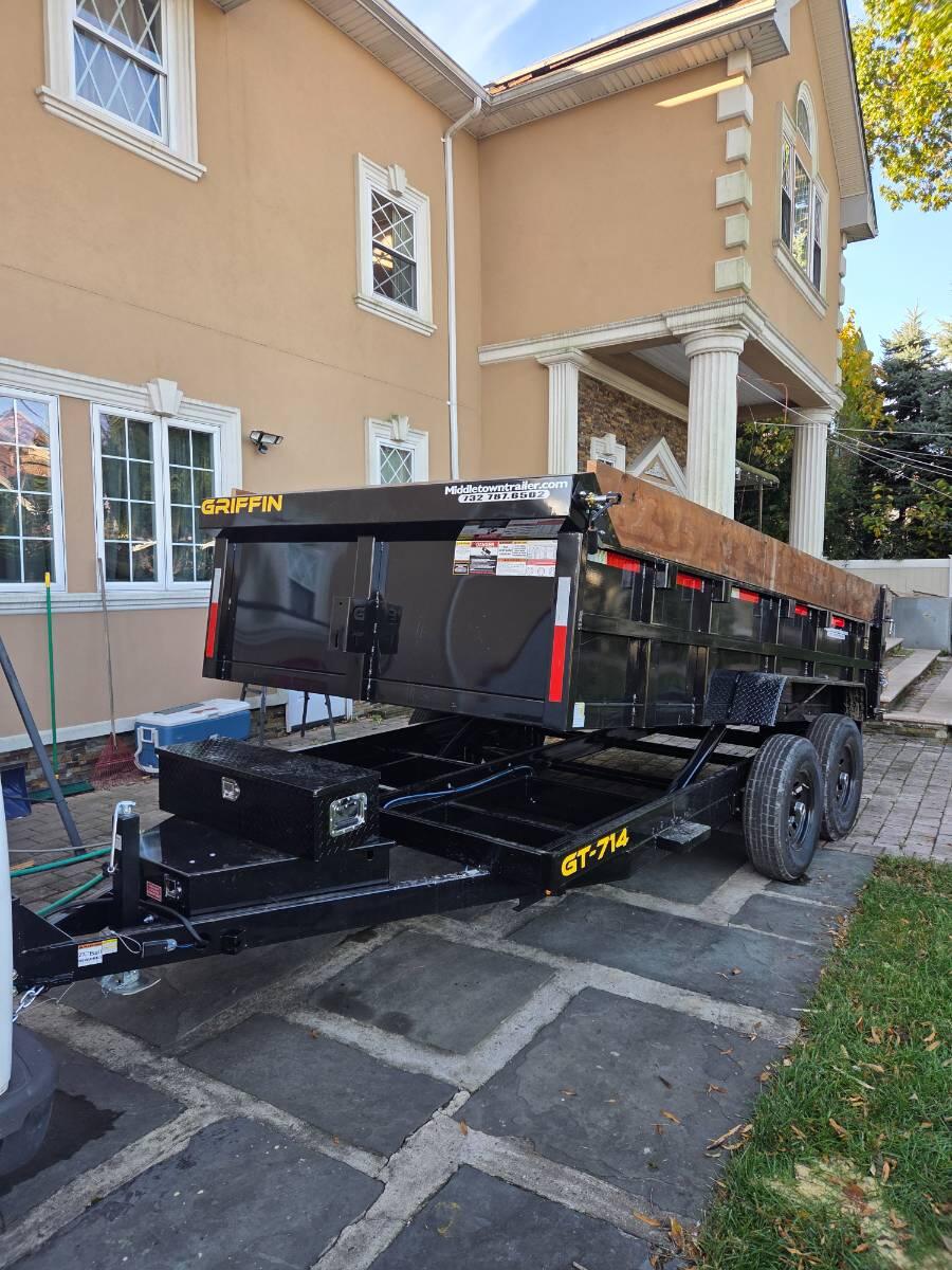 2026 griffin 7x14 bumber pull with 3 feet