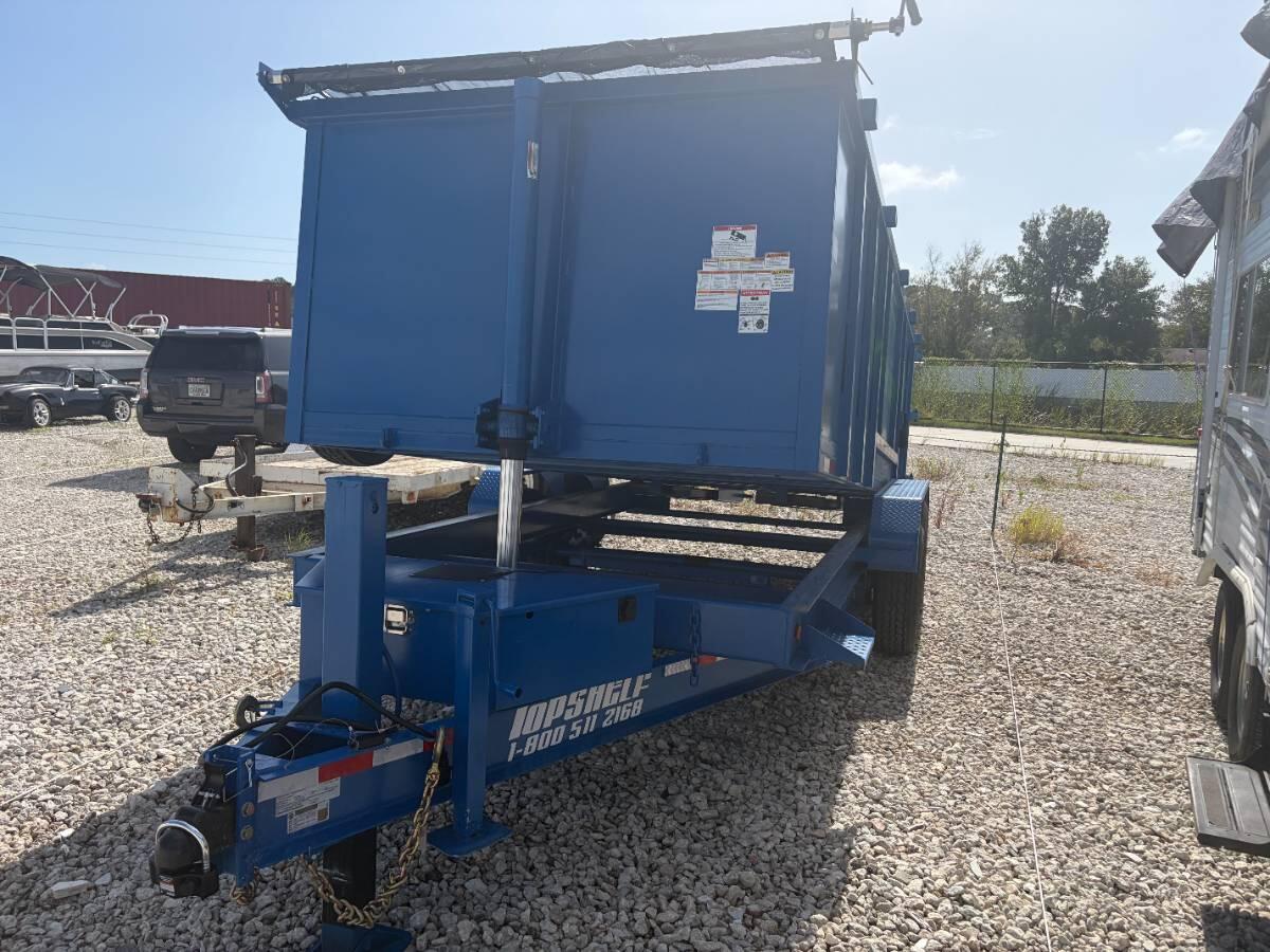 2027 Top Shelf Dump Trailer 7x16 - 4' walls