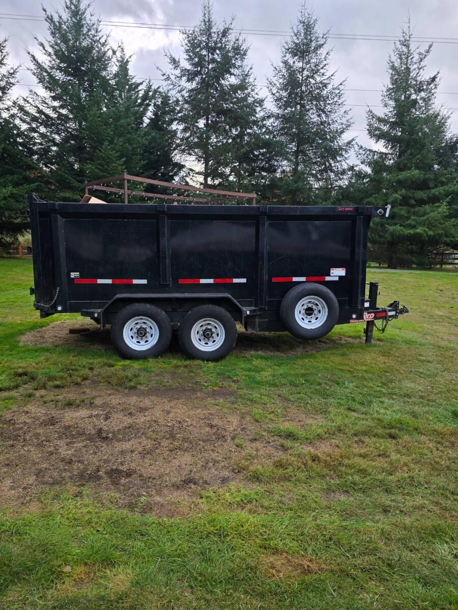 2022 Maxxd 14 ft dump trailer