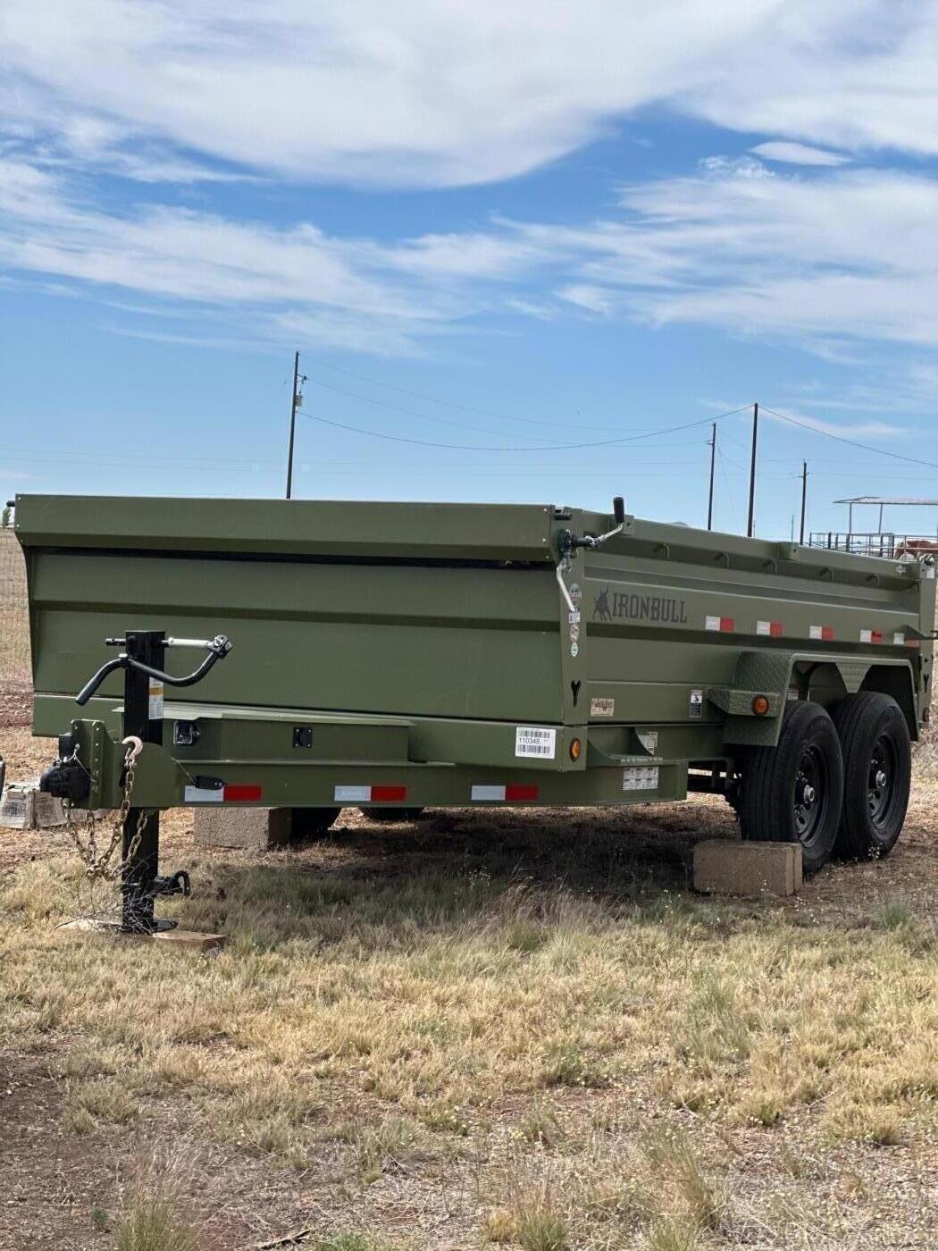 2026 Iron Bull Hydraulic dump trailer