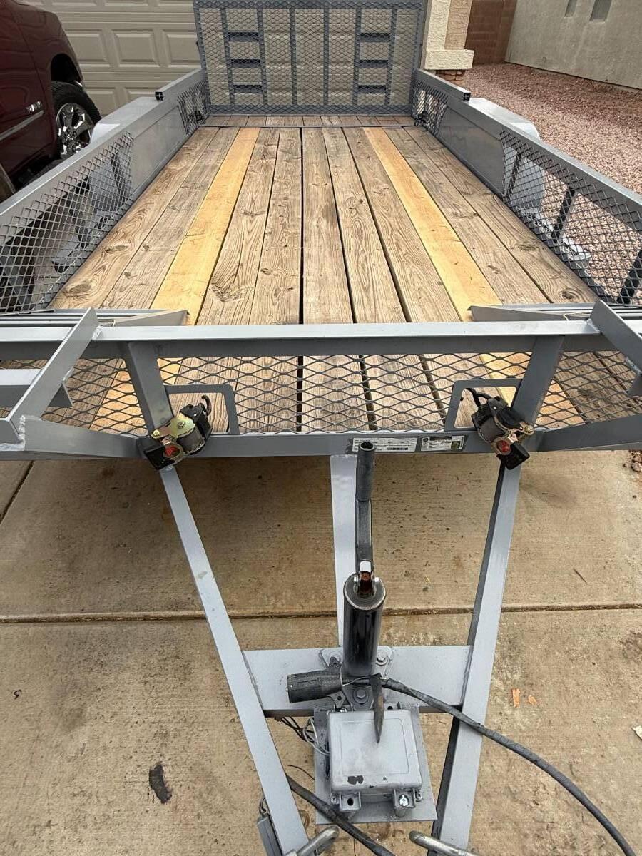 2021 August metal works LLC Utility Utility trailer with ramps